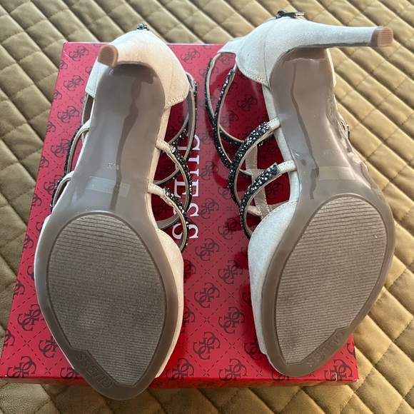 Guess Beaded Suede Heels - Picture 3 of 4